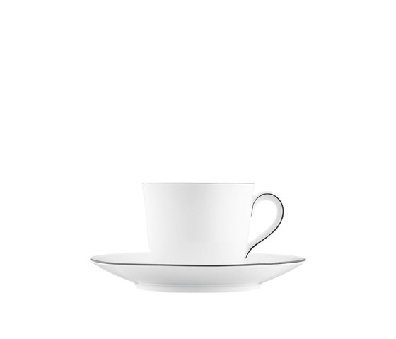 WAGENFELD SCHWARZE LINIE Coffee cup, Saucer | Vaisselle | FÜRSTENBERG