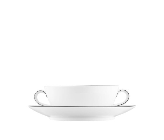 WAGENFELD SCHWARZE LINIE Soup cup, Saucer | Dinnerware | FÜRSTENBERG