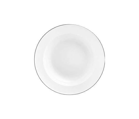 WAGENFELD SCHWARZE LINIE Soup plate | Stoviglie | FÜRSTENBERG