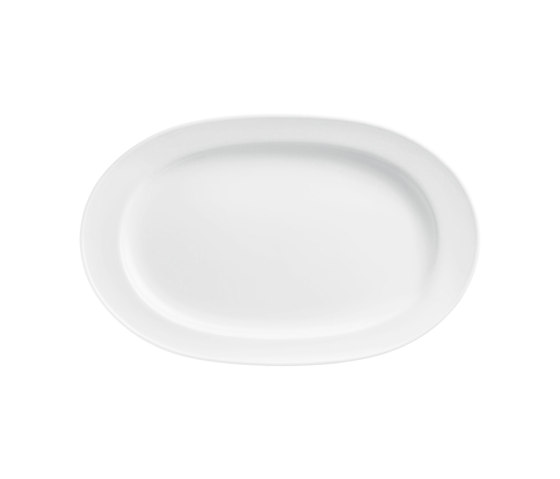 WAGENFELD WEISS Platter oval | Dinnerware | FÜRSTENBERG