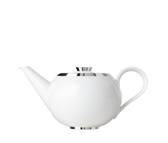 MY CHINA! TREASURE PLATINUM Teapot with tea strainer | Dinnerware | FÜRSTENBERG