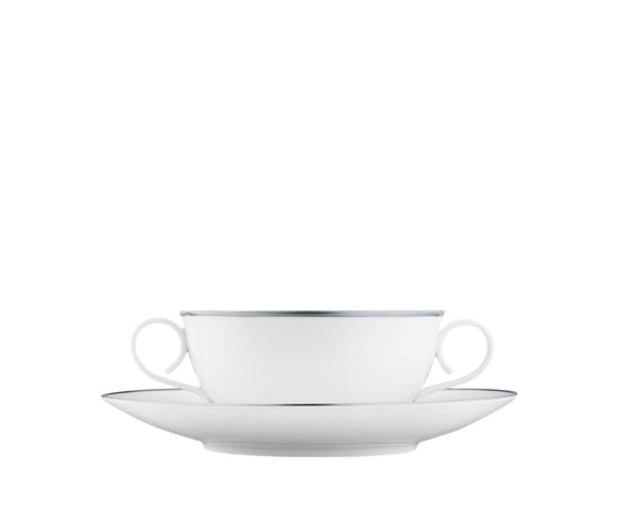 CARLO PLATINO Soup cup, saucer | Stoviglie | FÜRSTENBERG