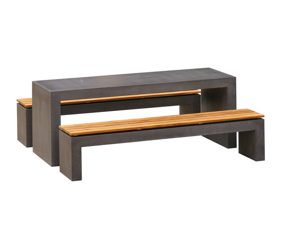 San Vito 2000 Concrete bench | Dining tables | OGGI Beton