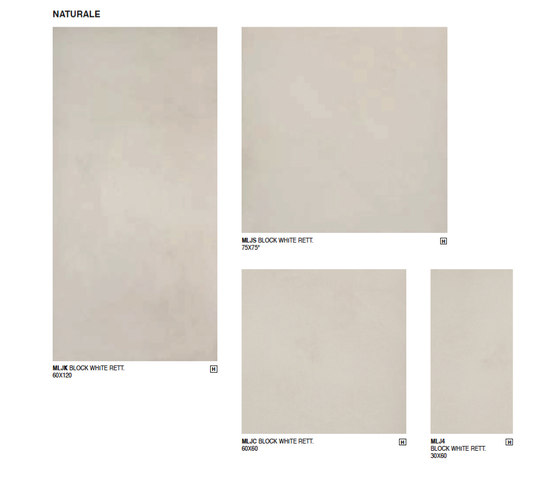 Block Naturale White | Ceramic tiles | Marazzi Group