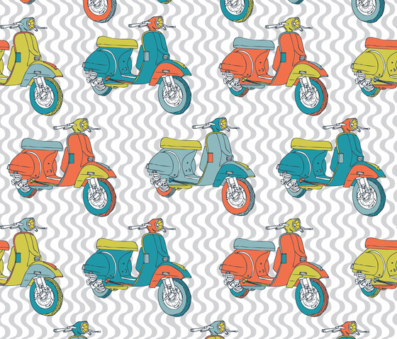 A Colourful World | Fond d'écran de scooter | Revêtements muraux / papiers peint | wallunica