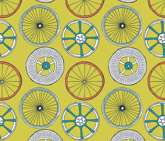 A Colourful World | Wheels | Wall coverings / wallpapers | wallunica