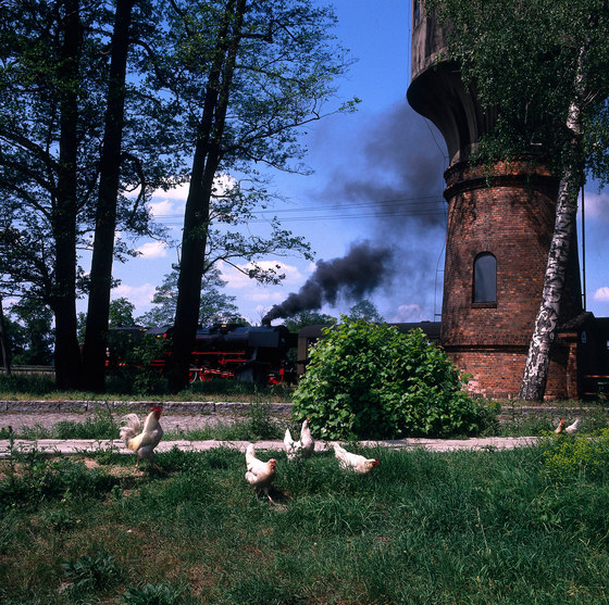Eisenbahn-Romantik | Eine Dampflok bei Konotop | Kunststoff Folien | wallunica