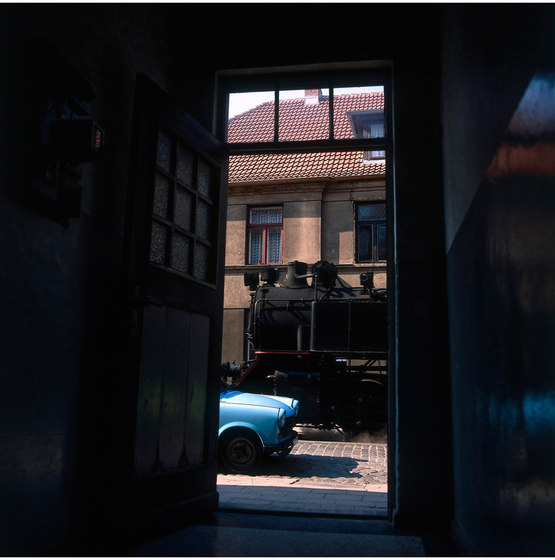 Railway Romantic | The steam engine "Molli" and a Trabant | Synthetic films | wallunica