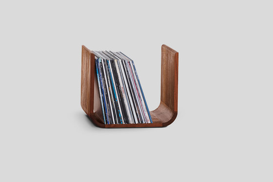 U-shaped vinyl record holder | Contenitori / Scatole | lebenszubehoer by stef’s