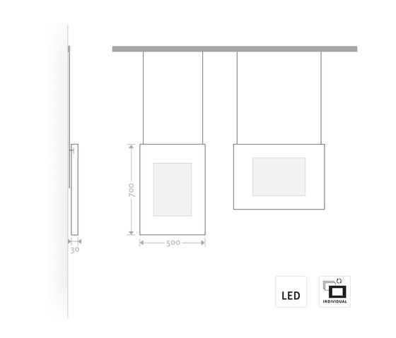 LED PICTURE | Picture frames | Buschfeld Design