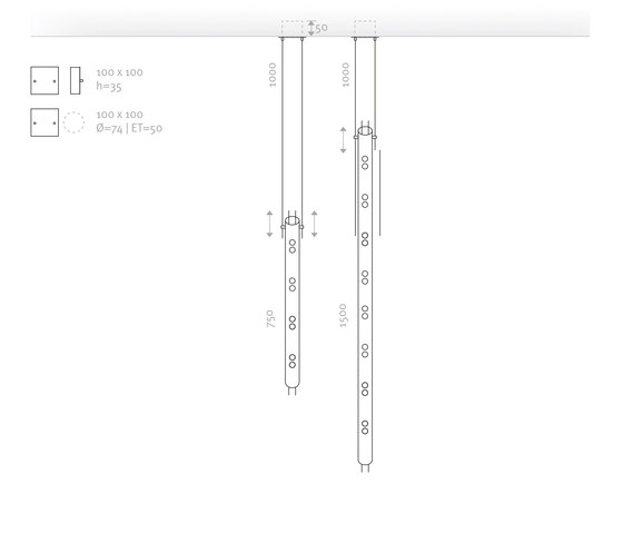 MIRROR MONO-D | Lámparas de suspensión | Buschfeld Design