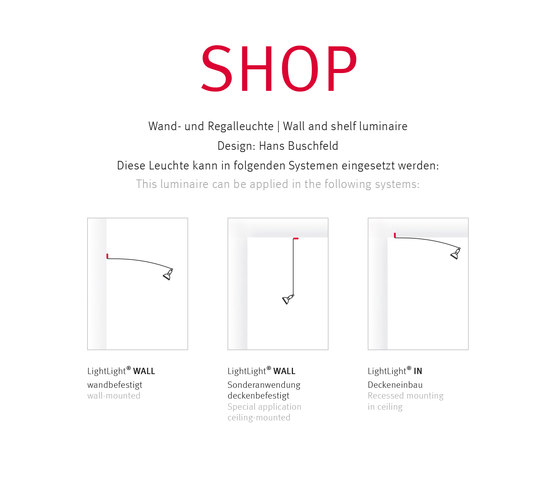 SHOP | Lampade parete | Buschfeld Design