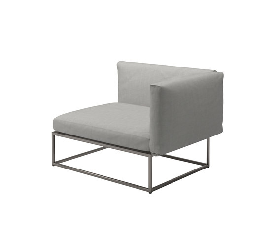 Cloud 75x100 Right End Unit | Armchairs | Gloster Furniture GmbH