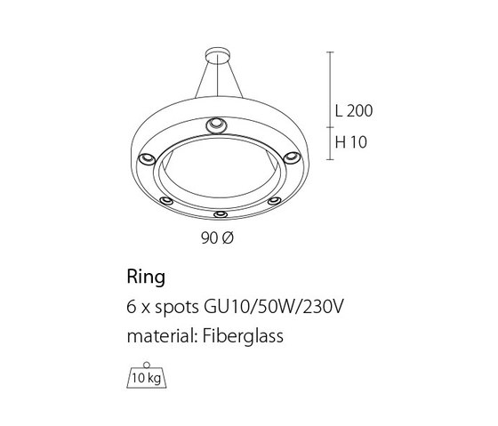 Ring | Lámparas de suspensión | Illum Kunstlicht
