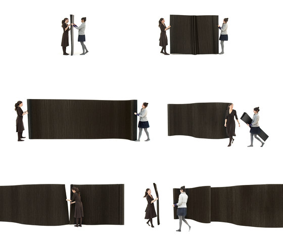 softwall | black textile | Sistemi architettonici | molo