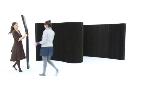 softwall | black textile | Architectural systems | molo