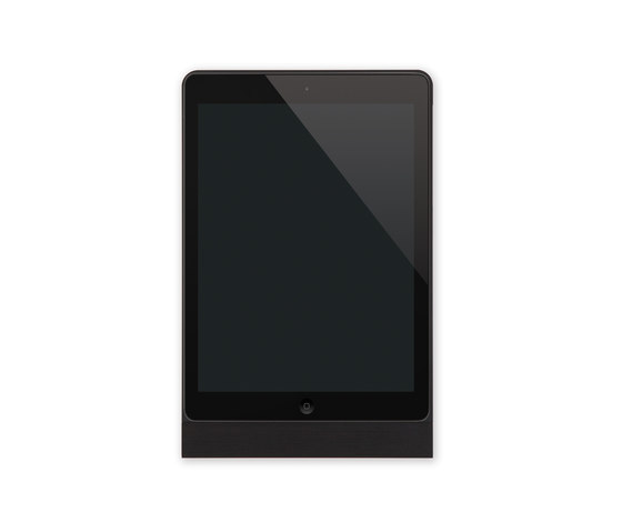 Eve Air brushed black square | Dock smartphone / tablet | Basalte