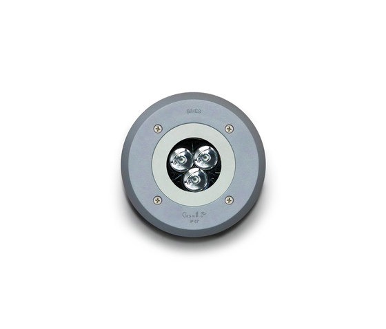 Minizip tonda LED | Lámparas exteriores empotrables de suelo | Simes