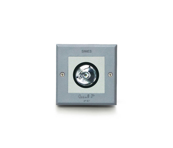 Microzip square LED | Outdoor recessed lighting | Simes
