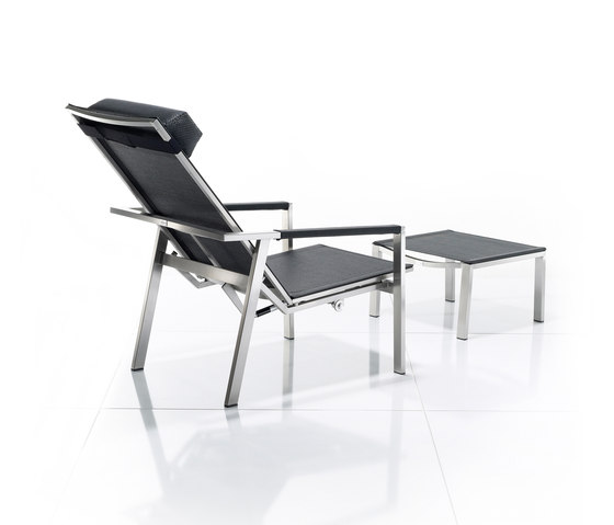 Allure Deck Chair and Footstool | Armchairs | solpuri