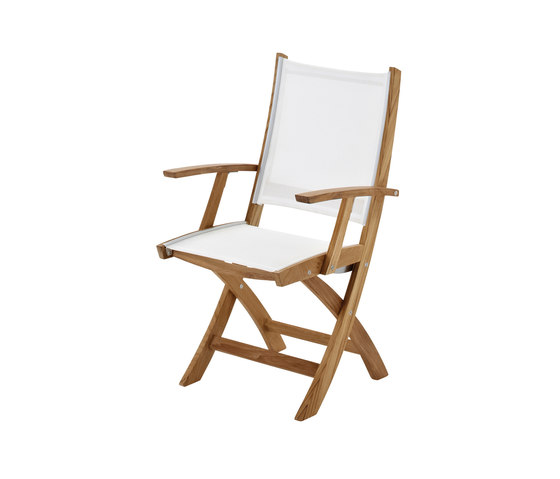 Solana Folding Chair with Arms | Chairs | Gloster Furniture GmbH