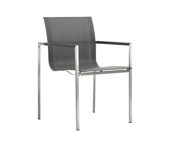 Fauteuil empilable Pure Stainless Steel | Chaises | solpuri