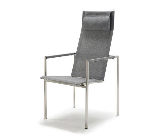 Fauteuil inclinable haut Pure Stainless Steel | Chaises | solpuri