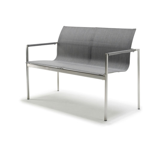 Pure Stainless Steel 2-Sitzer Bank | Sitzbänke | solpuri