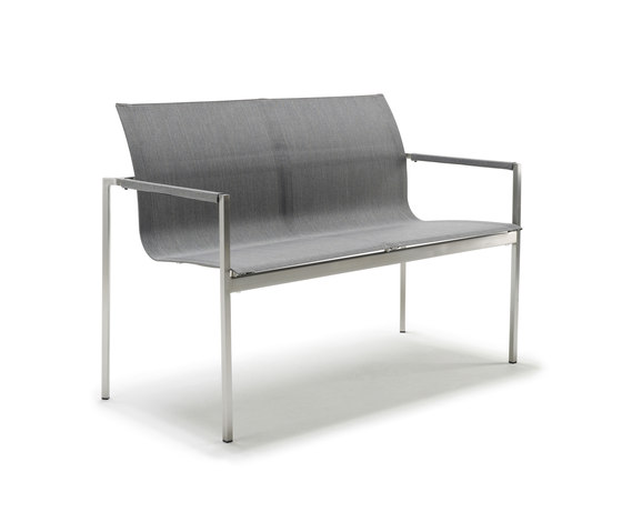Pure Stainless Steel 2-Sitzer Bank | Sitzbänke | solpuri