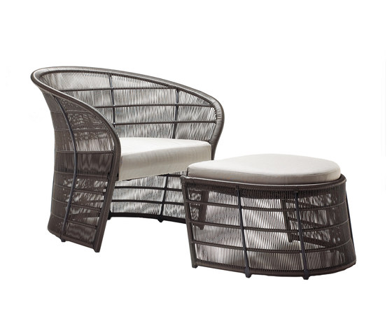Starlet lounge chair and footstool | Fauteuils | solpuri