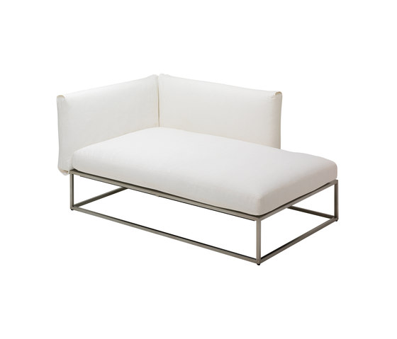 Cloud 100 x 150 Left End Unit - Half Arm | Sofas | Gloster Furniture GmbH