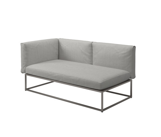 Cloud Left End Unit 75x150cm | Divani | Gloster Furniture GmbH
