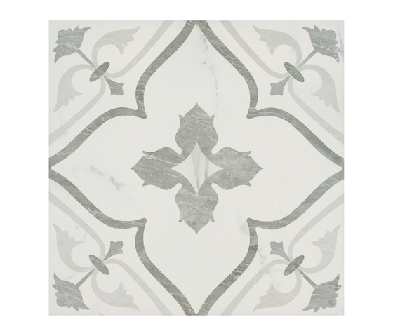 Selection Floor bianco decors | Ceramic panels | Ceramiche Supergres