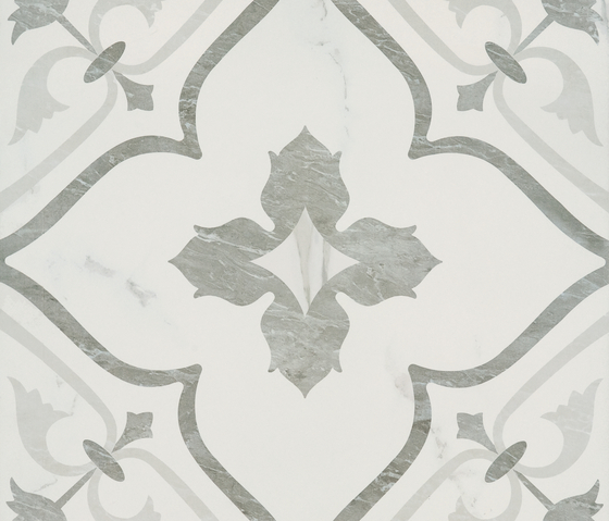 Selection Floor bianco decors | Lastre ceramica | Ceramiche Supergres