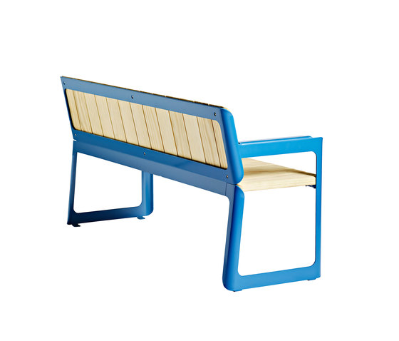 Air bench with backrest | Benches | Vestre