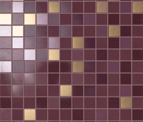 Petali ibisco oro mosaico | Ceramic mosaics | Ceramiche Supergres