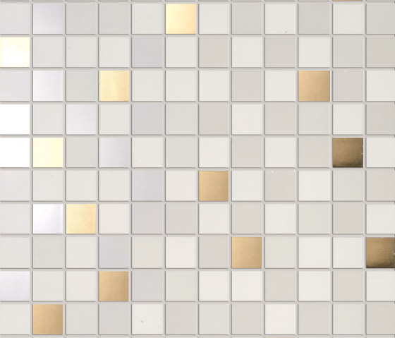Petali fresia oro mosaico | Ceramic mosaics | Ceramiche Supergres