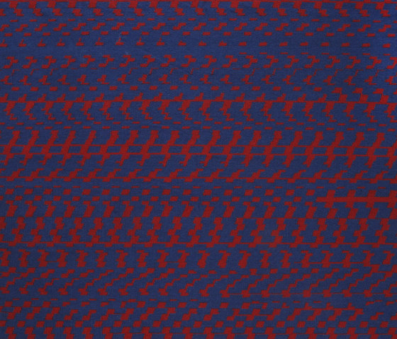 Fuori Tempo blue red | Alfombras / Alfombras de diseño | I + I