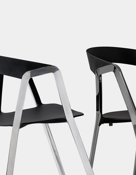 Compas Shiny chair | Chairs | Kristalia