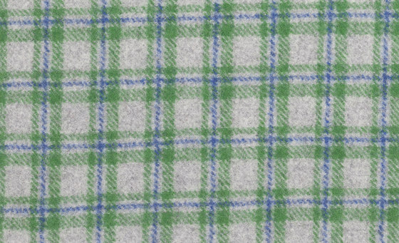 Vilnius Checks blue green | Upholstery fabrics | Steiner1888