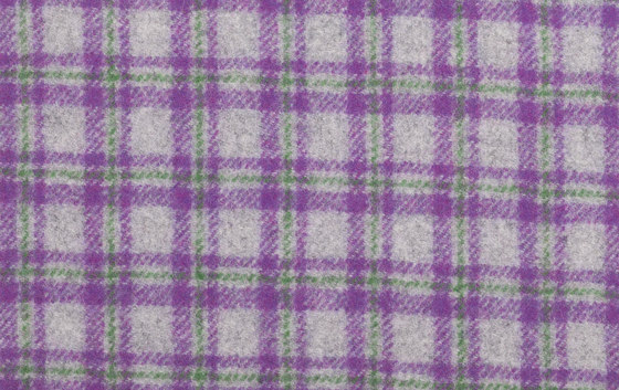 Vilnius Checks violet green | Upholstery fabrics | Steiner1888