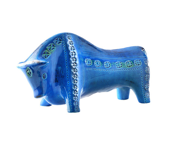 Rimini Blu Figura Toro | Oggetti | Bitossi Ceramiche