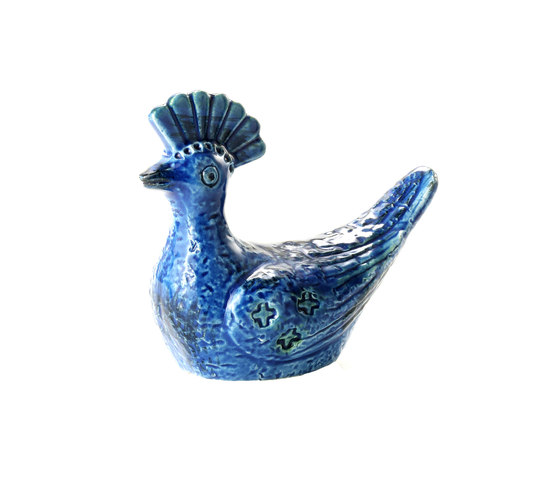 Rimini Blu Figura pavoncella | Objects | Bitossi Ceramiche