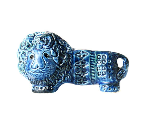 Rimini Blu Figura leone | Objetos | Bitossi Ceramiche