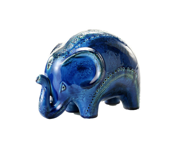 Rimini Blu Figura elefante | Objetos | Bitossi Ceramiche
