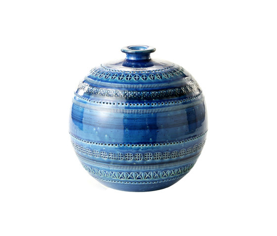 Rimini Blu Vaso a palla | Bols | Bitossi Ceramiche
