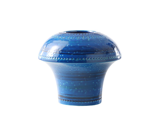 Rimini Blu Vaso Fungo | Schalen | Bitossi Ceramiche