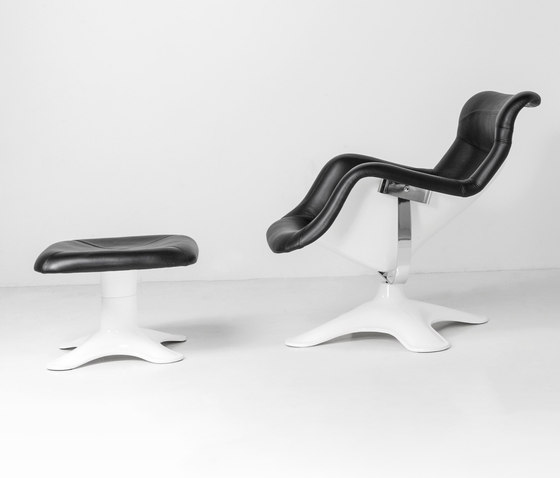 Karuselli Lounge Chair with Ottoman | Poltrone | Artek