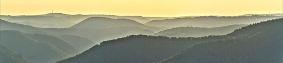 Landschaft | Blick vom Orensfels auf den Pfälzerwald | Kunststoff Folien | wallunica