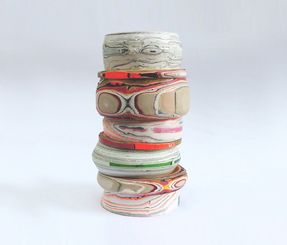 Processed Paper | Modular Paper Vessel | Vases | Utopia and Utility